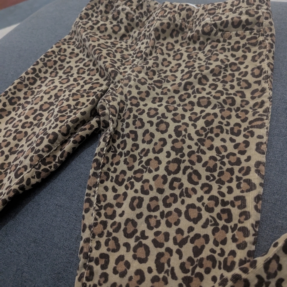 Mini Boden Leopard Print Pants - Picture 2 of 4